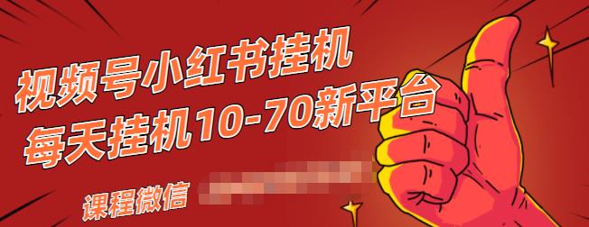 视频号小红书抖音挂机项目，小白无脑操作，按照要求来，单号每天几十米￼-天行资源库