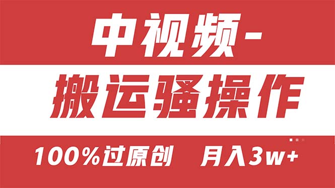 【中视频新思路】双重去重100%过原创,无脑搬运一键多渠道发布,一人可操作-天行资源库