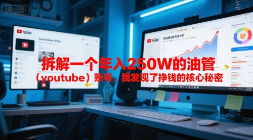 付费文章:拆解一个年入250W的油管(youtube)账号,我发现了挣钱的核心秘密-天行资源库
