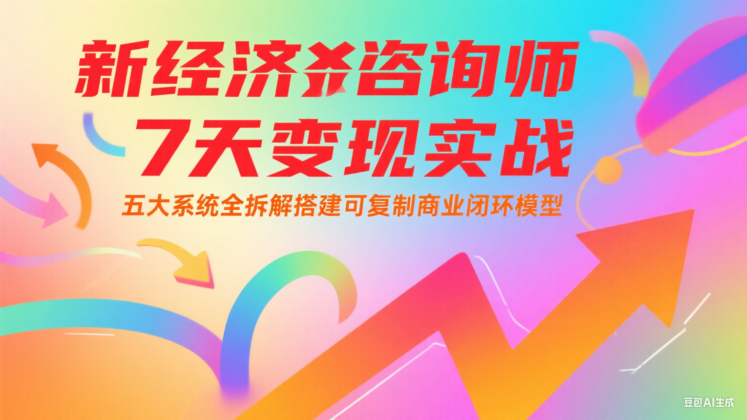 新经济咨询师 7 天变现实战:五大系统全拆解搭建可复制商业闭环模型-天行资源库