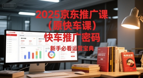 2025京东推广课(原快车课)解锁京东快车推广密码，新手必看运营宝典-天行资源库