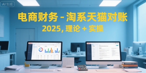 电商财务-淘系天猫对账2025,理论+实操-天行资源库