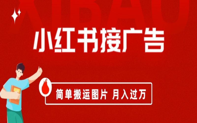 小红书接广告月入过万,简单搬运图片,新手小白快速上手-天行资源库