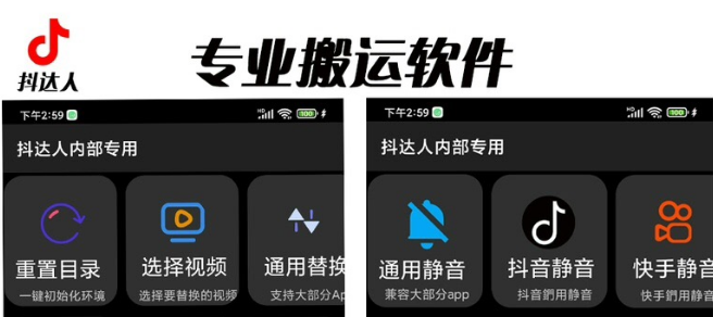 对外收费699抖音傻瓜式一键搬运,起号专用5分钟一个视频《软件+详细教程》-天行资源库