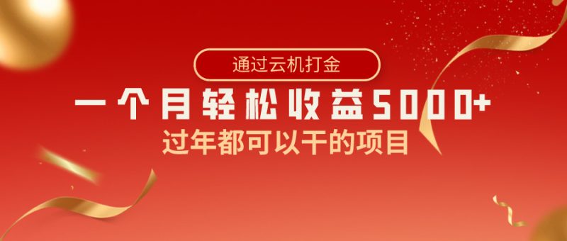 过年都可以干的项目,快手掘金,一个月收益5000+,简单暴利-天行资源库