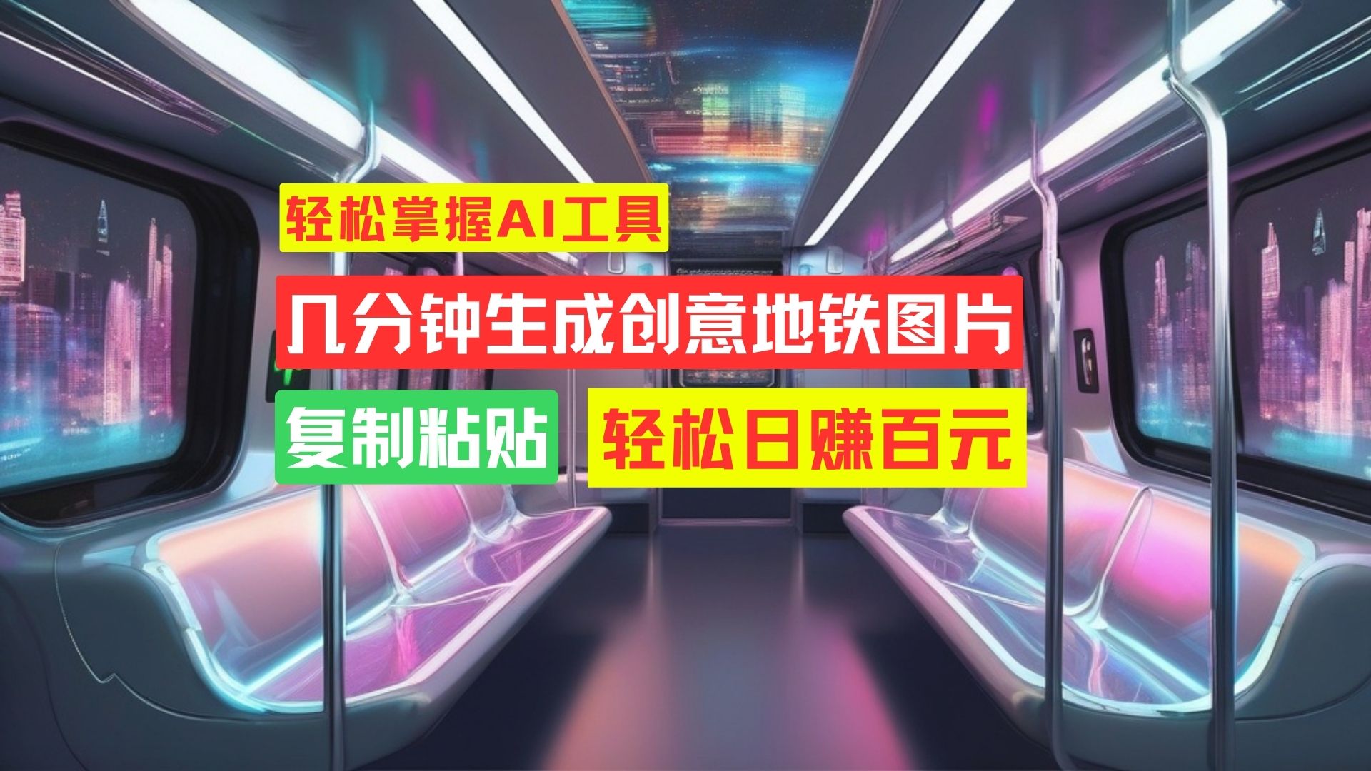 学会这招,分分钟制作爆火地铁图片,日赚百元不是梦!-天行资源库
